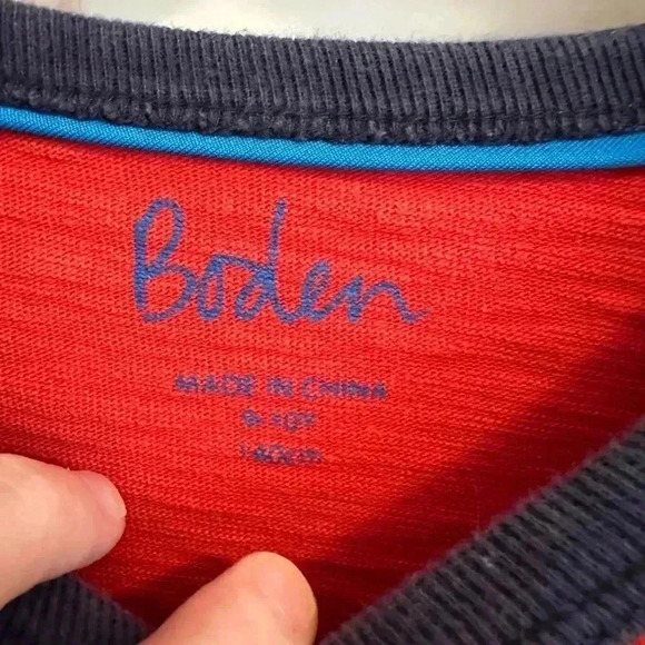 Mini Boden Boys' Long Sleeve Color Block Shirt Size 9-10 years - Picture 2 of 8